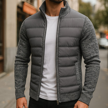 Chaqueta de hombre, abrigo de algodón de invierno