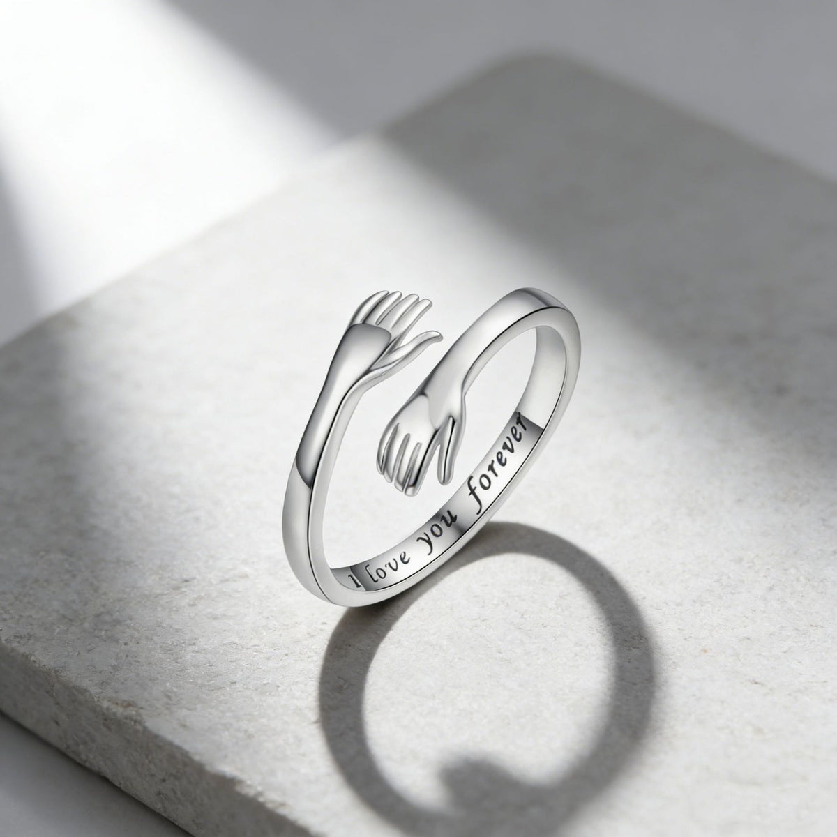 Anillo de moda Double Hug