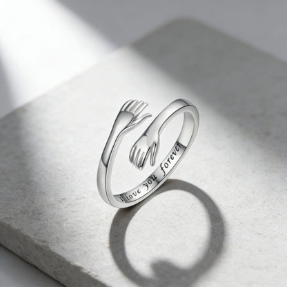 Anillo de moda Double Hug