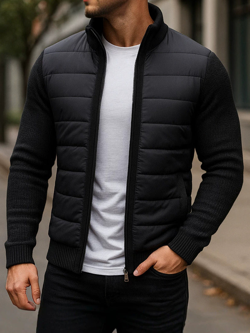 Chaqueta de hombre, abrigo de algodón de invierno