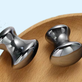 Set de masajeador de belleza con piedras de terahercios naturales