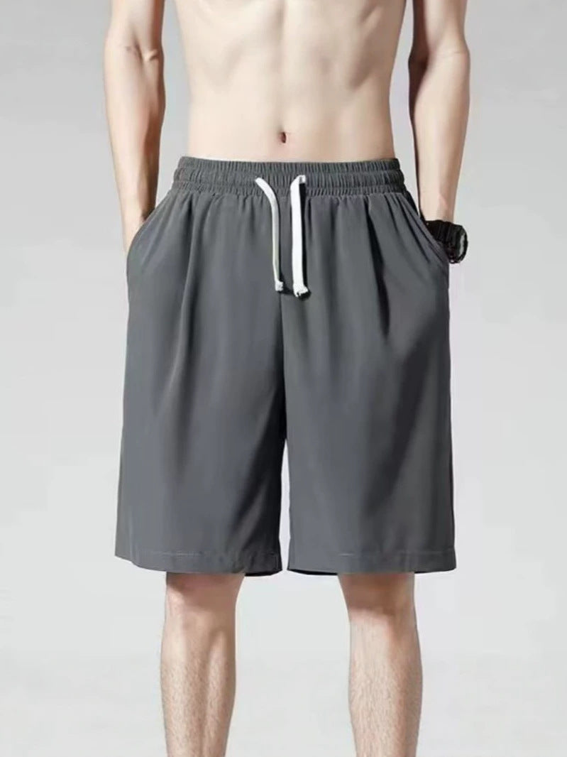 Pantalones cortos elásticos de secado rápido para hombre
