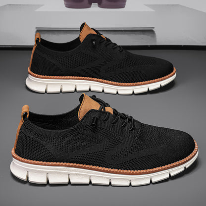 Zapatos casuales transpirables sin cordones para hombre