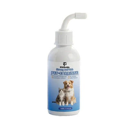 Solución limpiadora de oídos para mascotas con fórmula antibacteriana