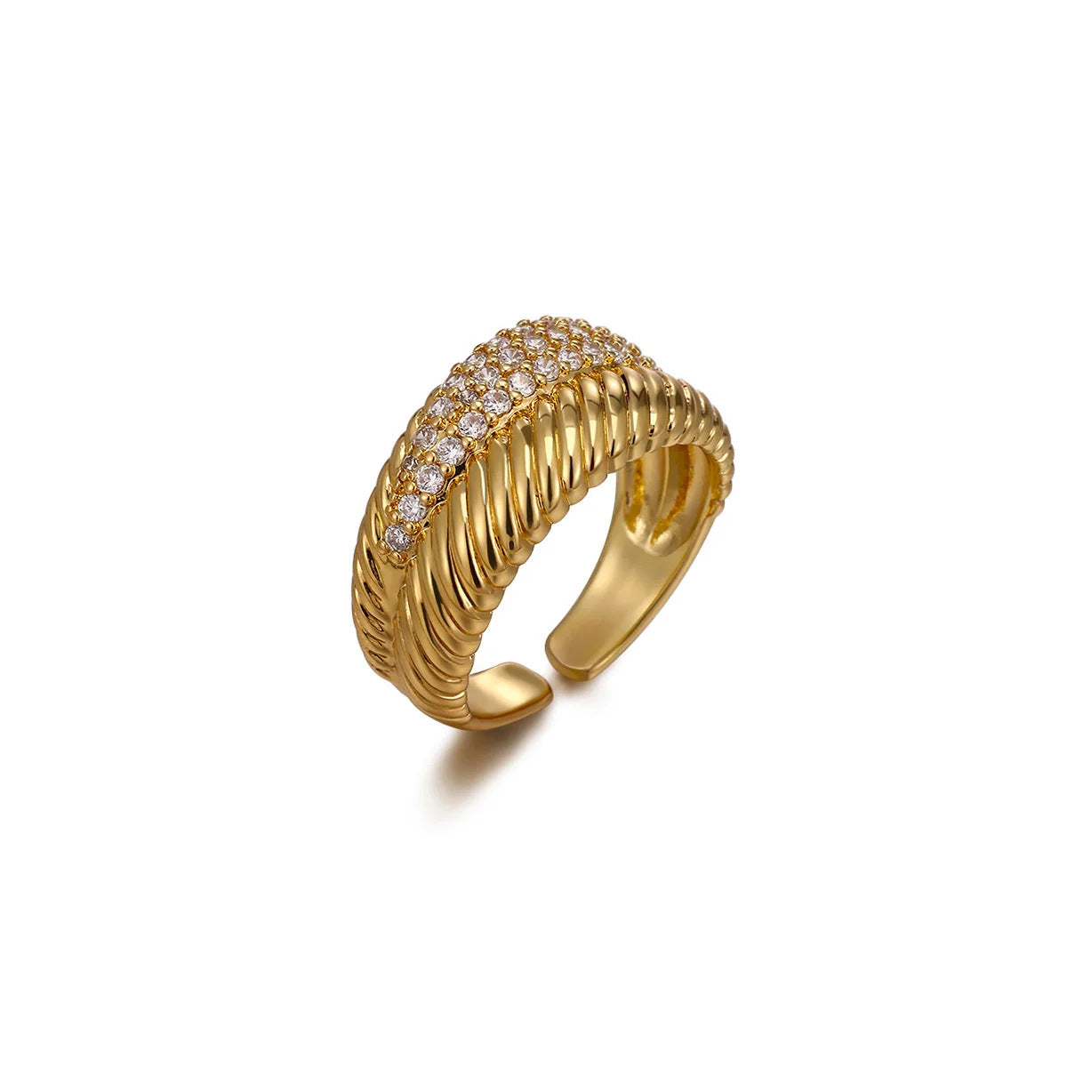 Anillo con diseño abierto
