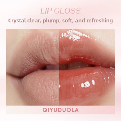 Brillo labial voluminizador con brillo espejo