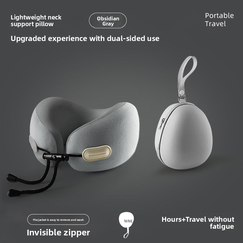 Almohada de viaje para el cuello en forma de U con espuma viscoelástica