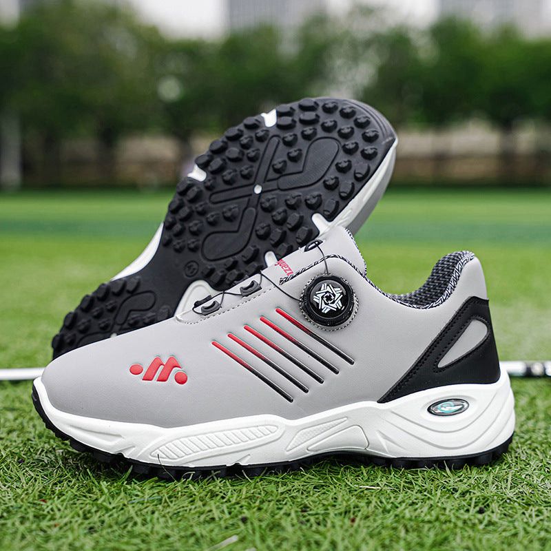 Mens Golf Casual Shoes with Rotating Buckle