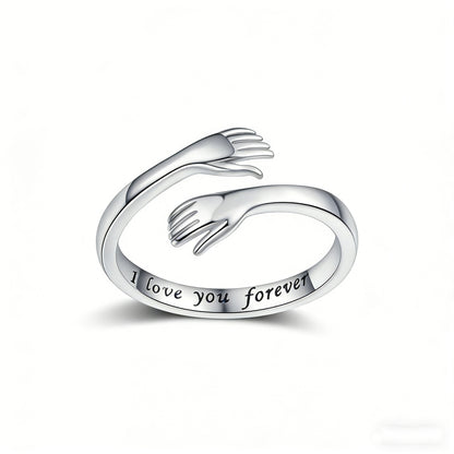Anillo de moda Double Hug