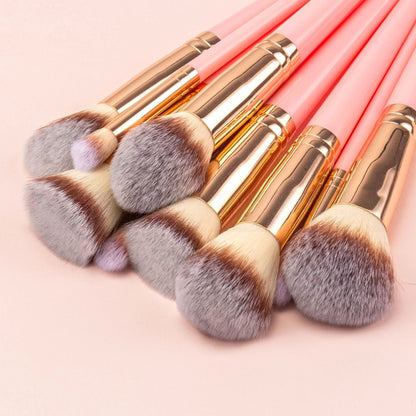 Brocha para sombras de ojos y base de maquillaje