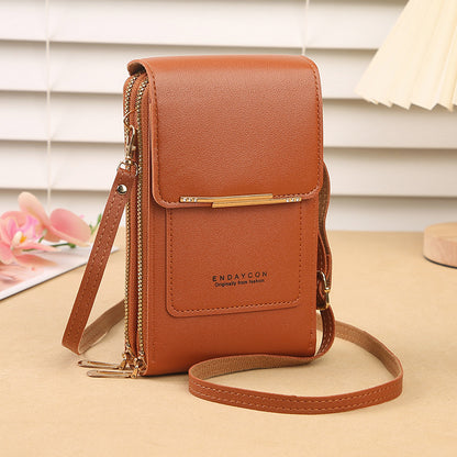 Bolso bandolera para teléfono con pantalla táctil