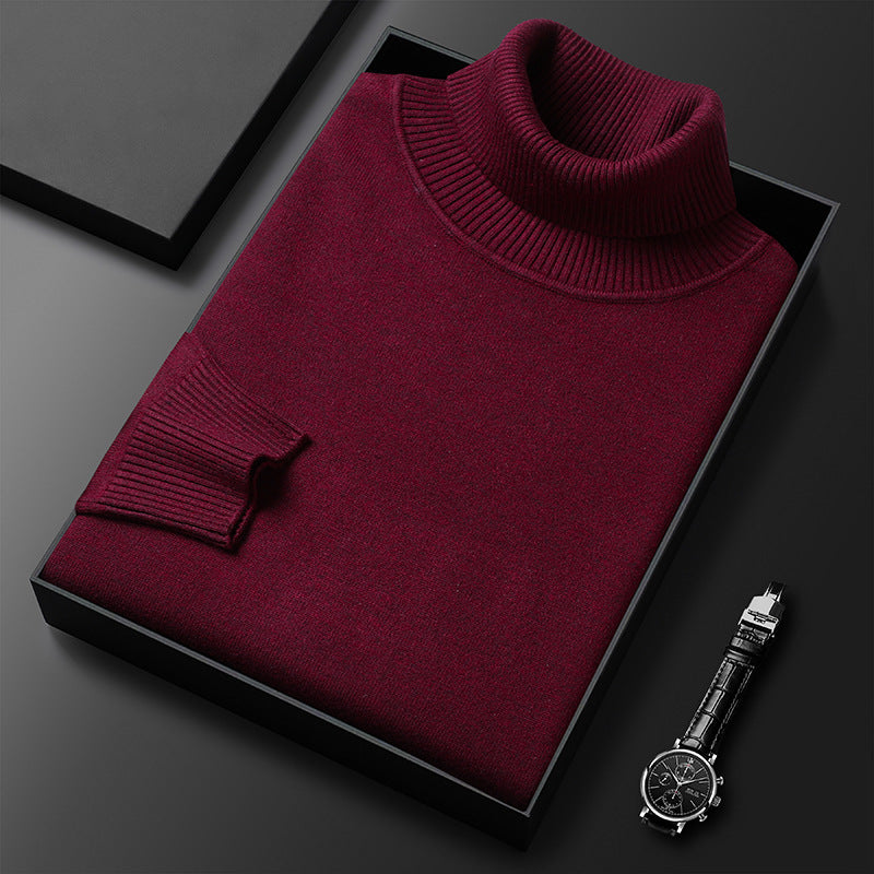 Jersey de cuello alto ajustado para hombre