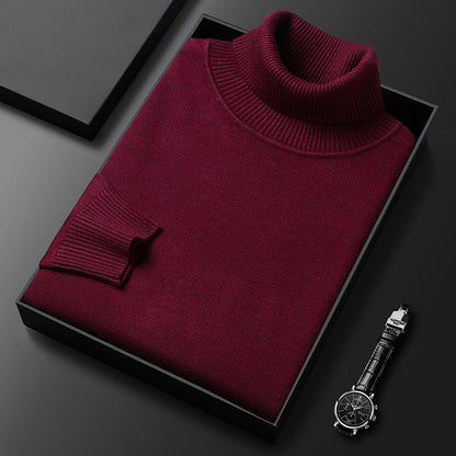 Jersey de cuello alto ajustado para hombre