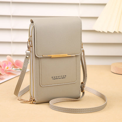 Bolso bandolera para teléfono con pantalla táctil