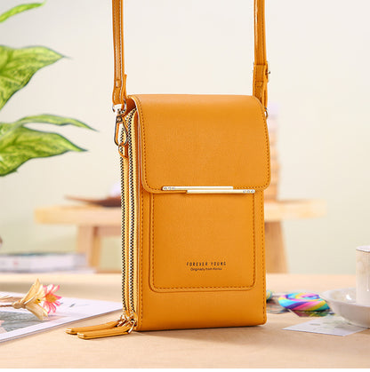 Bolso bandolera para teléfono con pantalla táctil