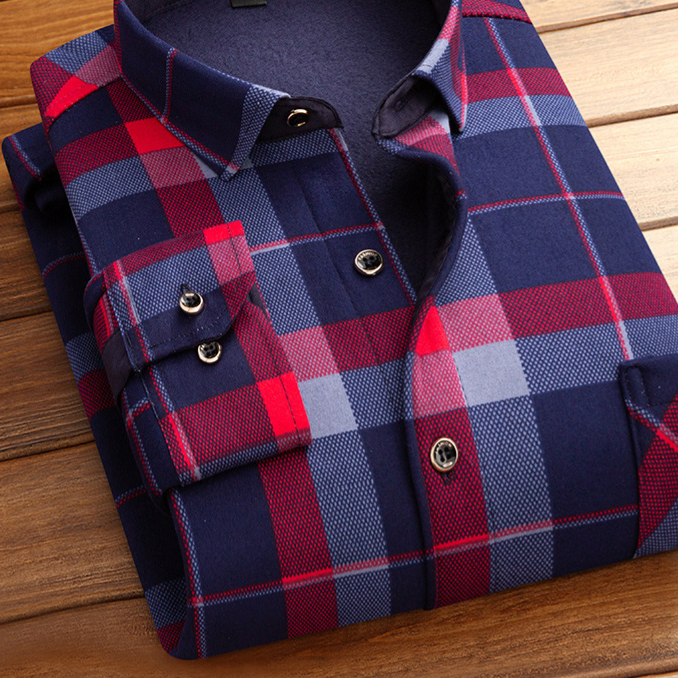 Camisa a cuadros para hombre