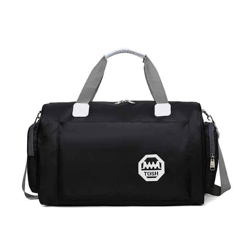 Bolsa de viaje impermeable de gran capacidad con compartimento para zapatos.
