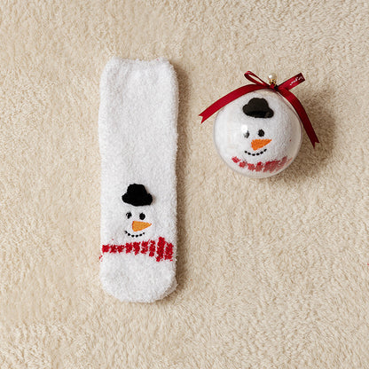 Calcetines térmicos navideños de forro polar