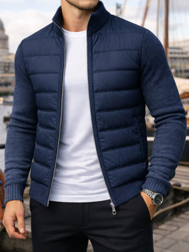 Chaqueta de hombre, abrigo de algodón de invierno