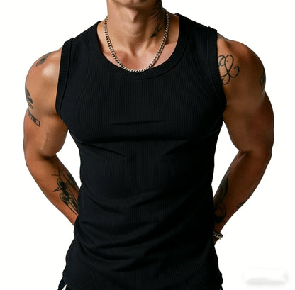 Camiseta sin mangas ajustada para hombre