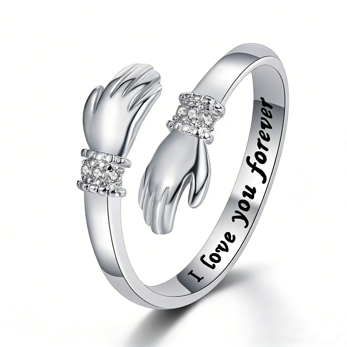 Anillo de moda Double Hug