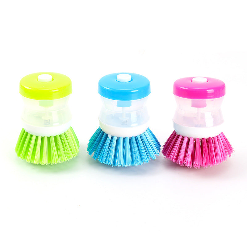 Cepillo de cocina con dispensador automático de líquido