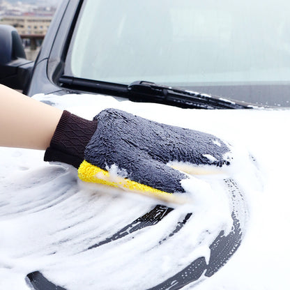 Guantes de lavado de autos, herramientas de limpieza de felpa