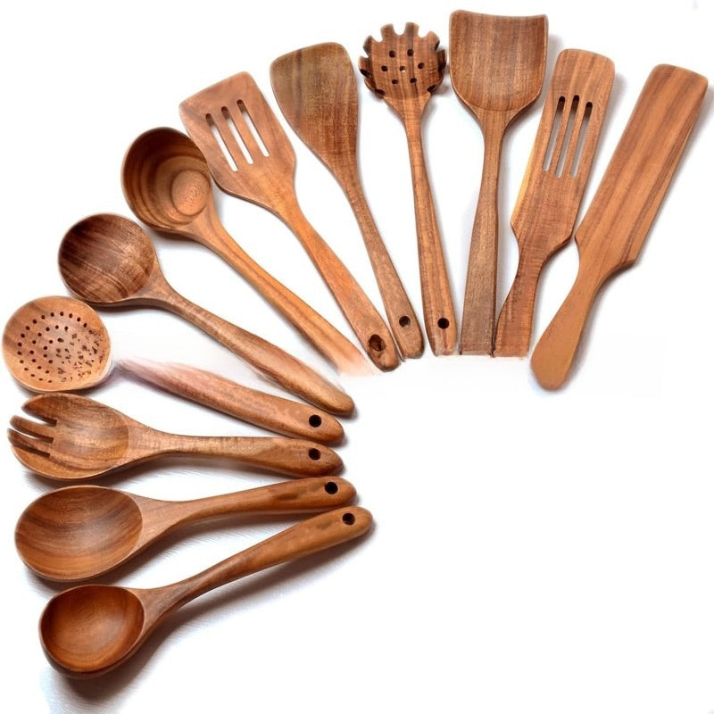 Utencilios de cocina de madera