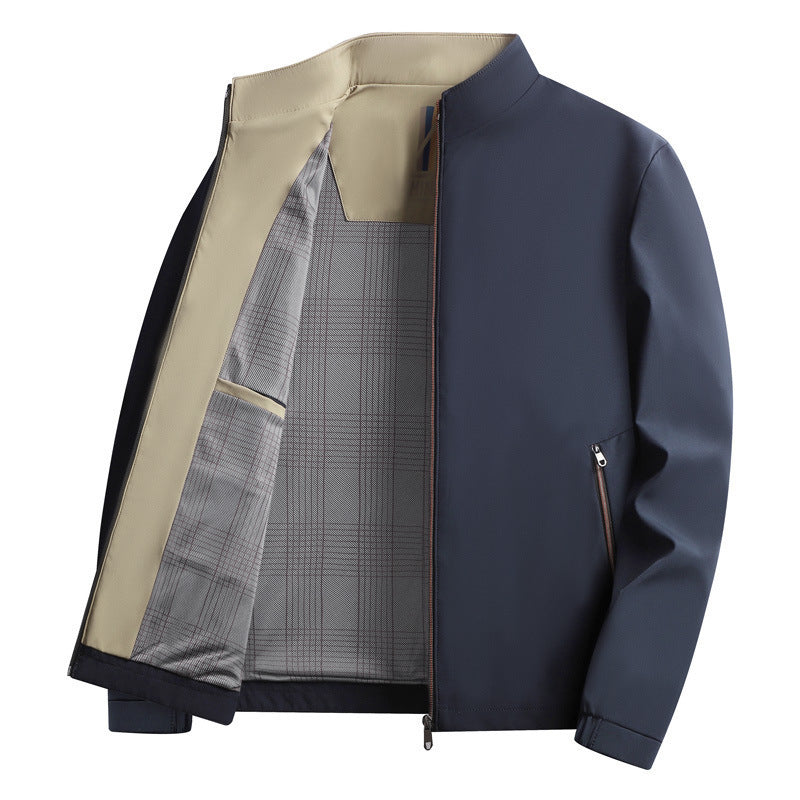 Chaqueta informal de hombre con bloques de color