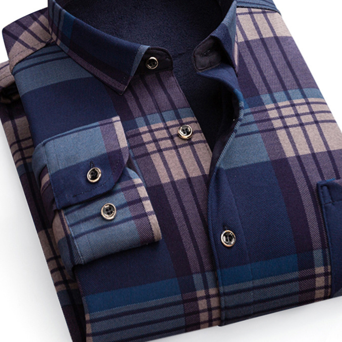 Camisa a cuadros para hombre