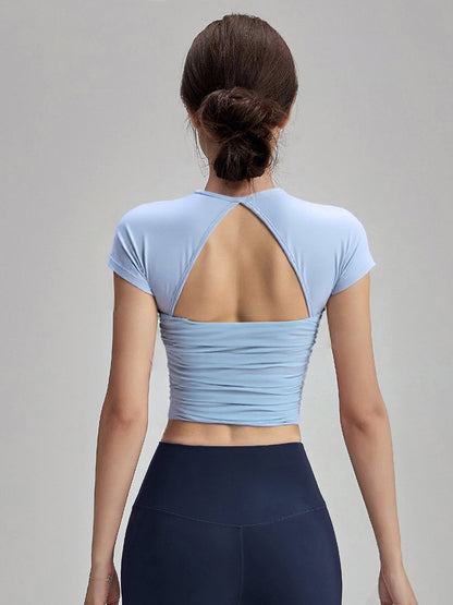 Women's Quick-Dry Yoga Set with Chest Support