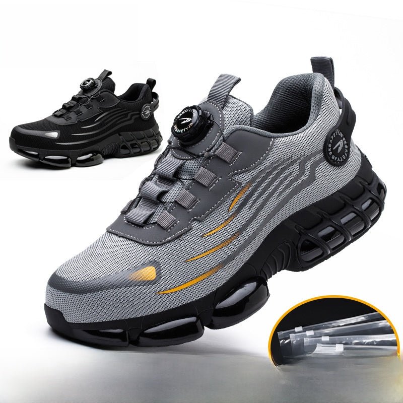 Zapatos de trabajo de seguridad de caña alta con puntera de acero