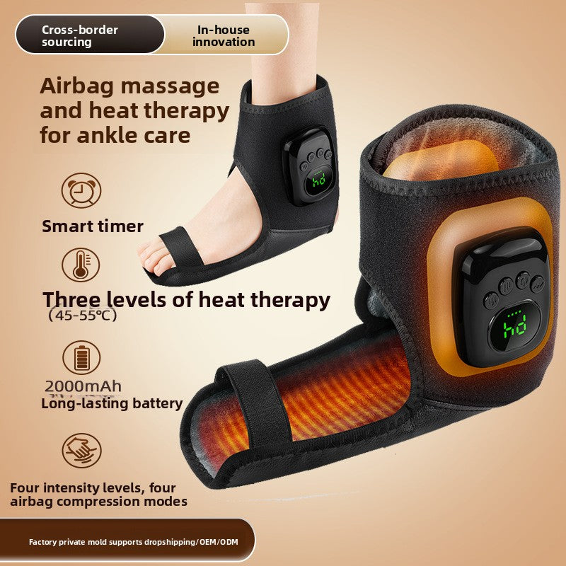 Masajeador de tobillo con bolsa de aire y terapia de calor.