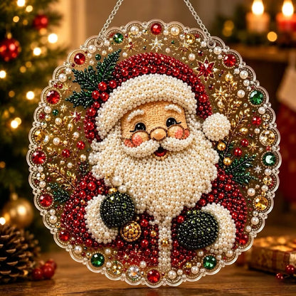5D Diamond Painting Christmas Ornament