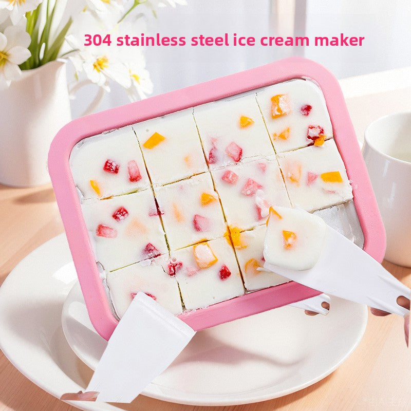 Máquina manual para hacer helados