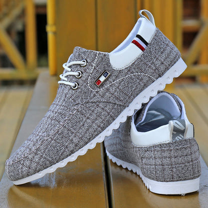 Zapatos casuales de lona para hombre