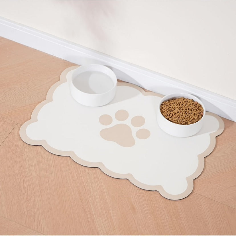 Alfombrilla de alimentación para mascotas suave