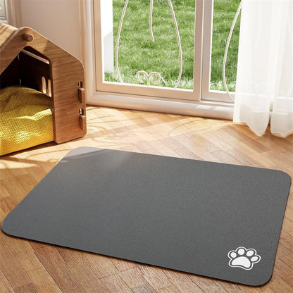 Alfombrilla de alimentación para mascotas suave