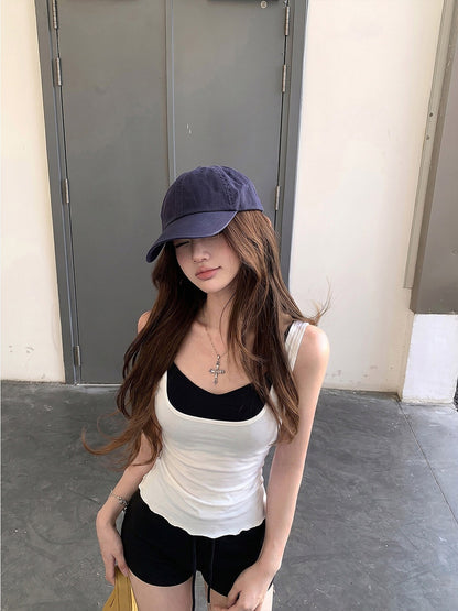 Blusa de manga corta para mujer