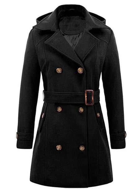 Abrigo de lana para mujer