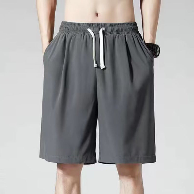 Pantalones cortos elásticos de secado rápido para hombre